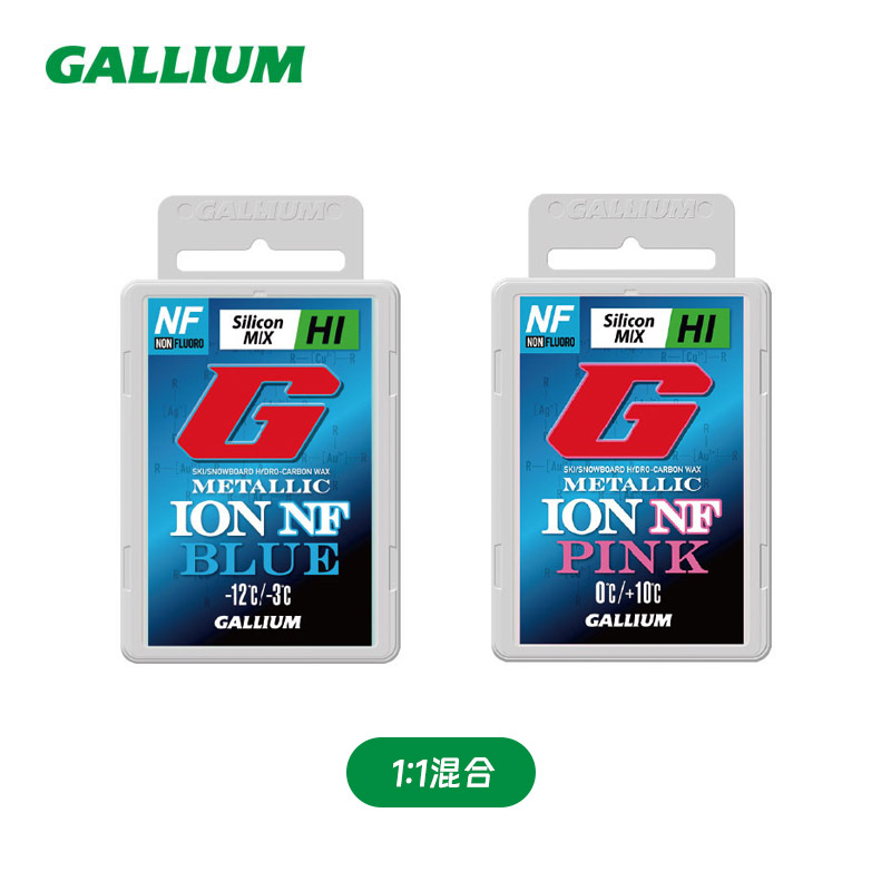METALLIC ION NF BLUE :METALLIC ION PINK=1:1