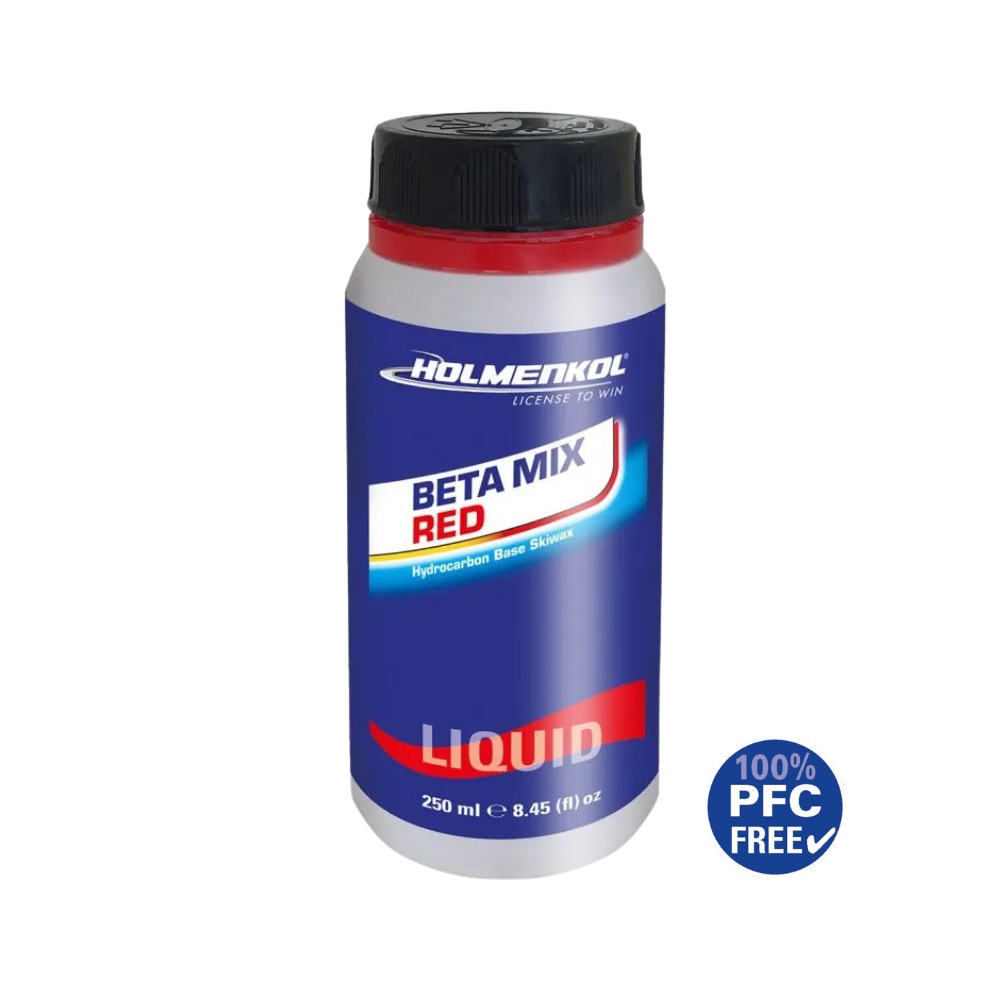 HOLMENKOL Beta Mix 红色液体蜡（-14~-4℃） · 250ml
