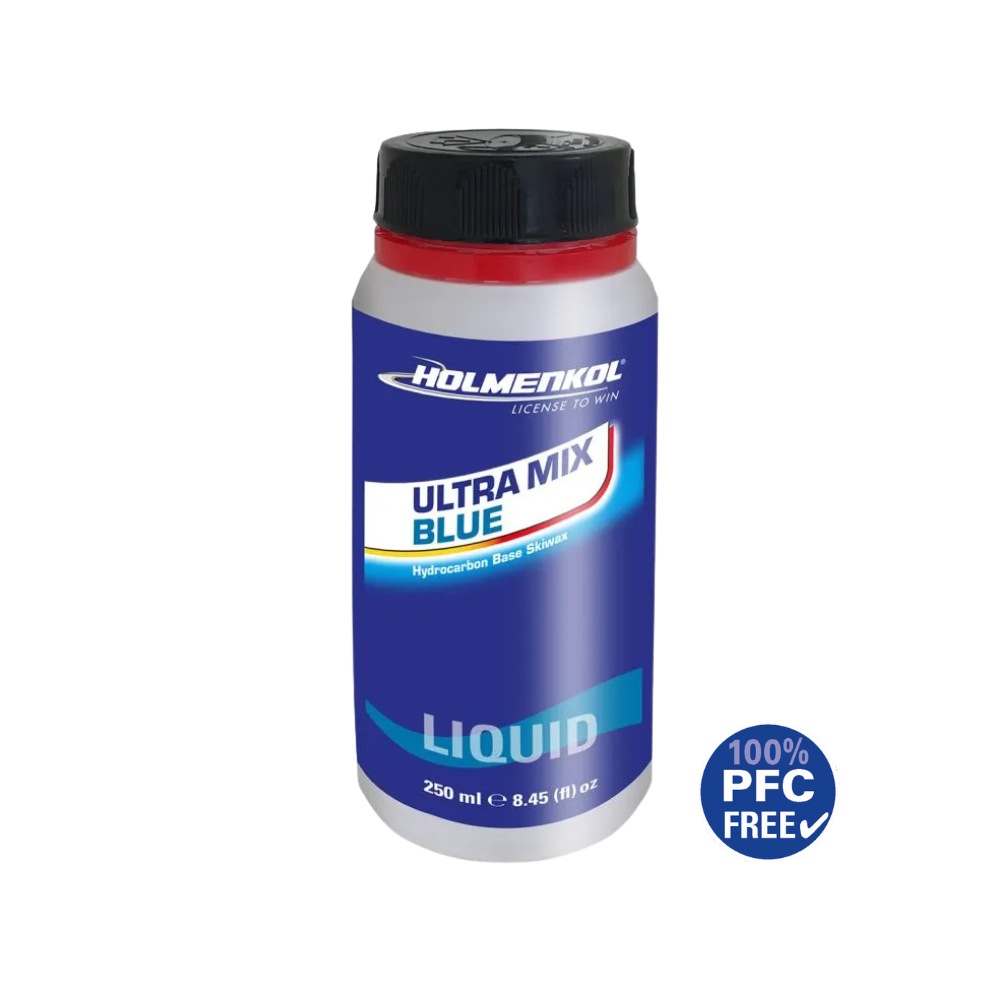 HOLMENKOL Ultra Mix 蓝色液体滑行蜡（-20~-8℃） · 250ml
