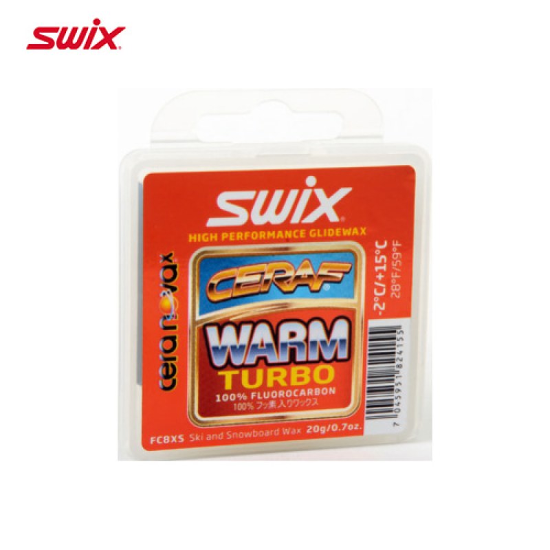 SWIX CERA F TURBO高温固体蜡 CERA F全氟蜡 – 液体蜡 FC8XS（-2~15℃）