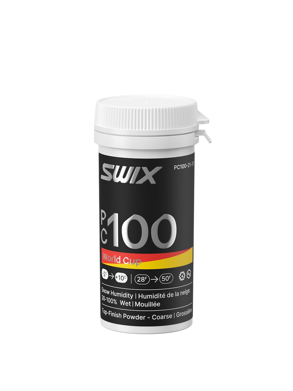 SWIX PC100世界杯湿雪粗粒粉末蜡 PC100-25-20 图 2