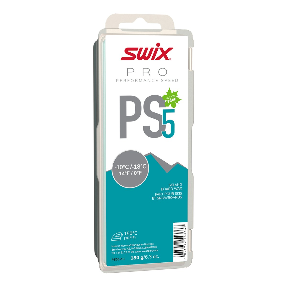 SWIX 无氟性能蜡 PS05-18（-18~-10℃） 图 3