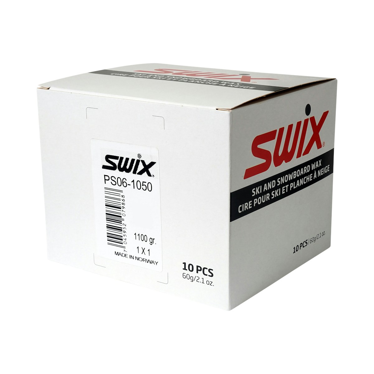 SWIX 无氟性能蜡（蜡机砖） PS06-1050
