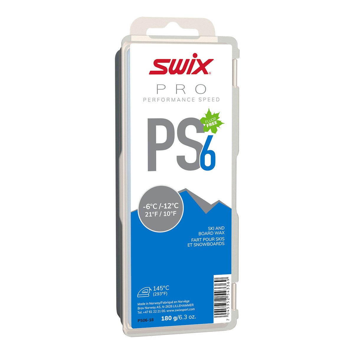 SWIX 无氟性能蜡 PS06-18（-12~-6℃） 图 3