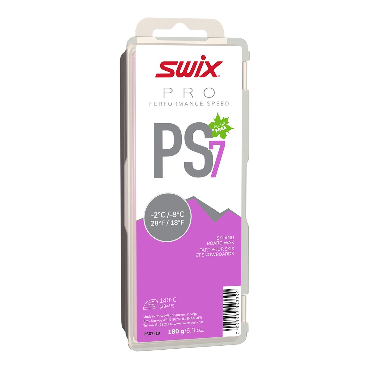 SWIX 无氟性能蜡 PS07-18（-8~-2℃） 图 3