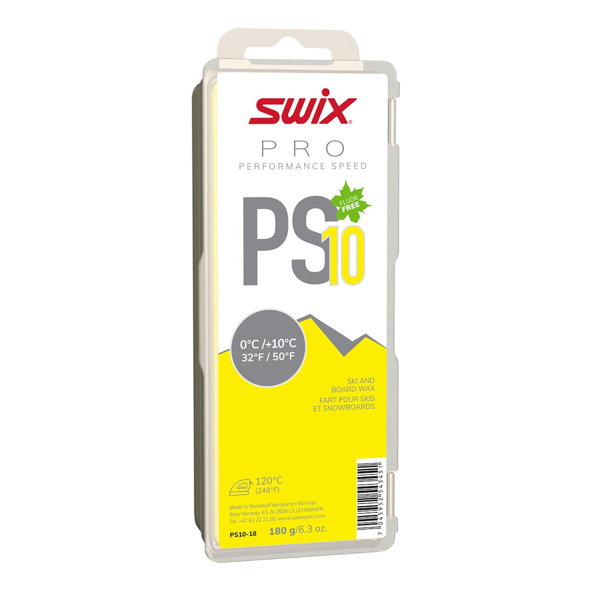 SWIX 无氟性能蜡 PS10-18（0~10℃） 图 2