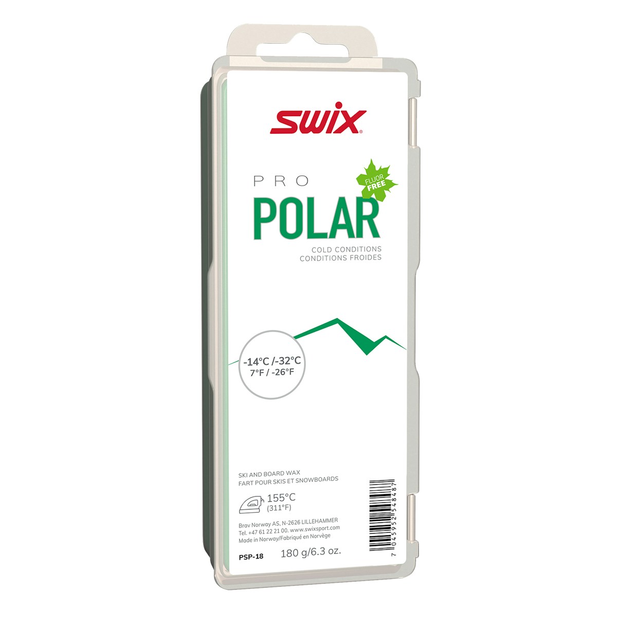 SWIX 极地粉末蜡 PSP PSP-18（-32~-14℃） 图 2