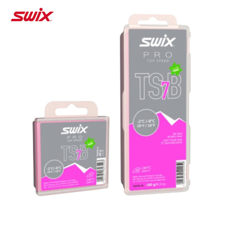 SWIX 无氟极速蜡（黑狼） TS07B-4（-8~-2℃）