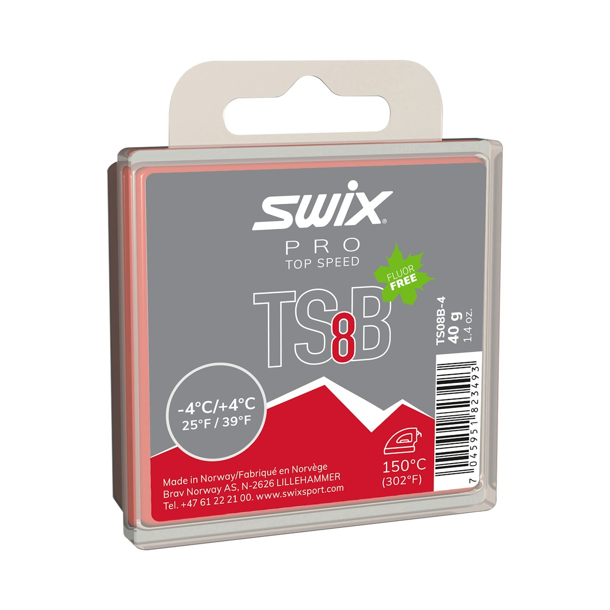 SWIX 无氟极速蜡（黑狼） TS08B-4（-4~4℃） 图 2