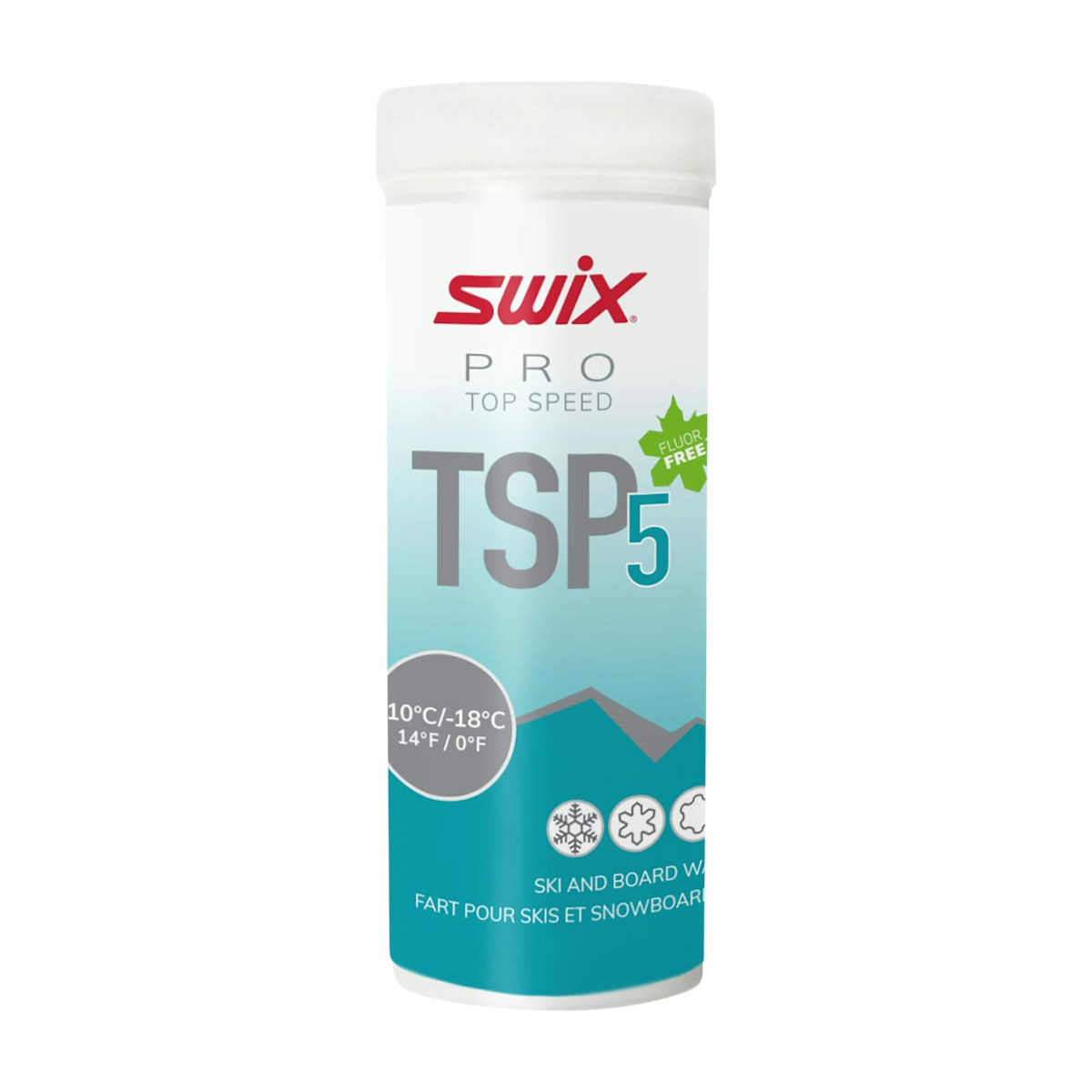 SWIX 无氟粉末蜡 TSP TSP05-4（-18~-10℃）
