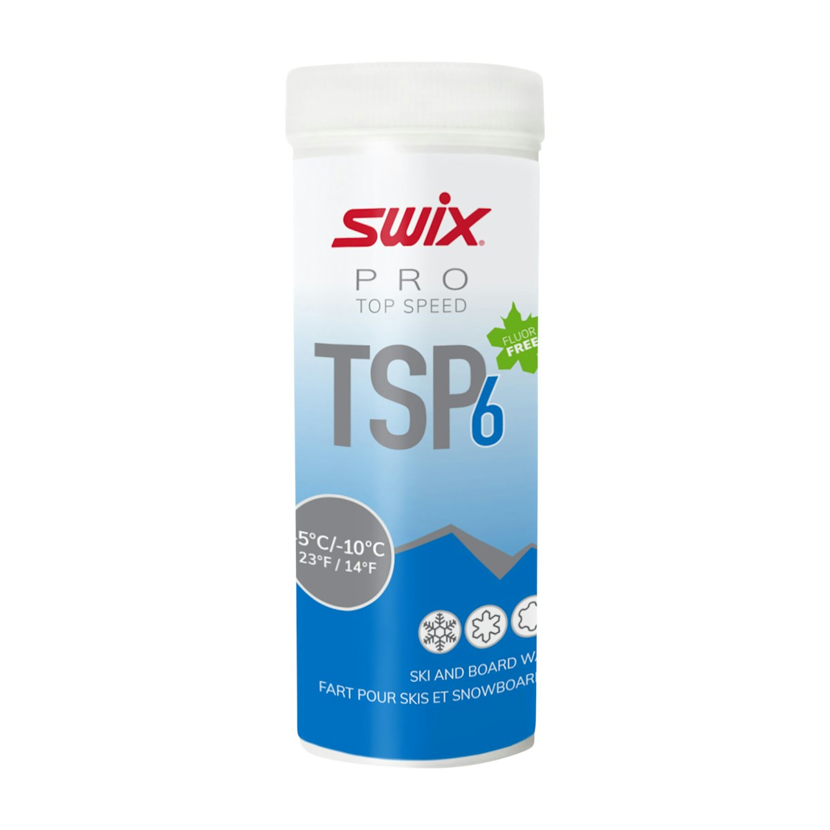 SWIX 无氟粉末蜡 TSP TSP06-4（-12~-6℃）