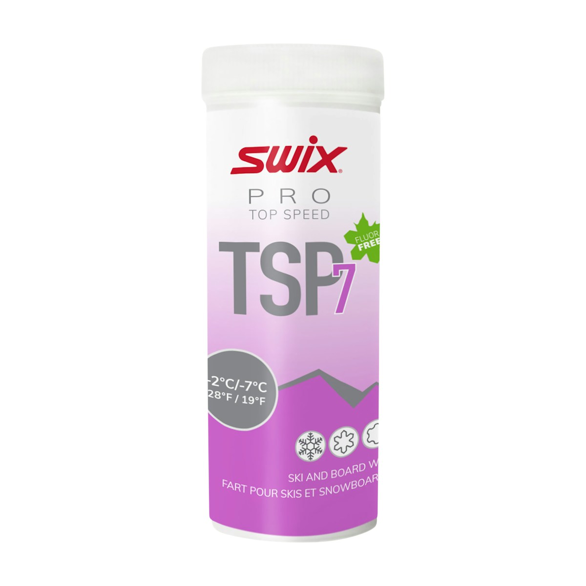 SWIX 无氟粉末蜡 TSP TSP07-4（-8~-2℃） 图 2
