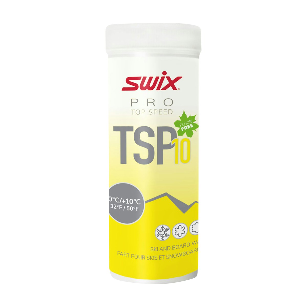 SWIX 无氟粉末蜡 TSP TSP10-4（0~10℃）