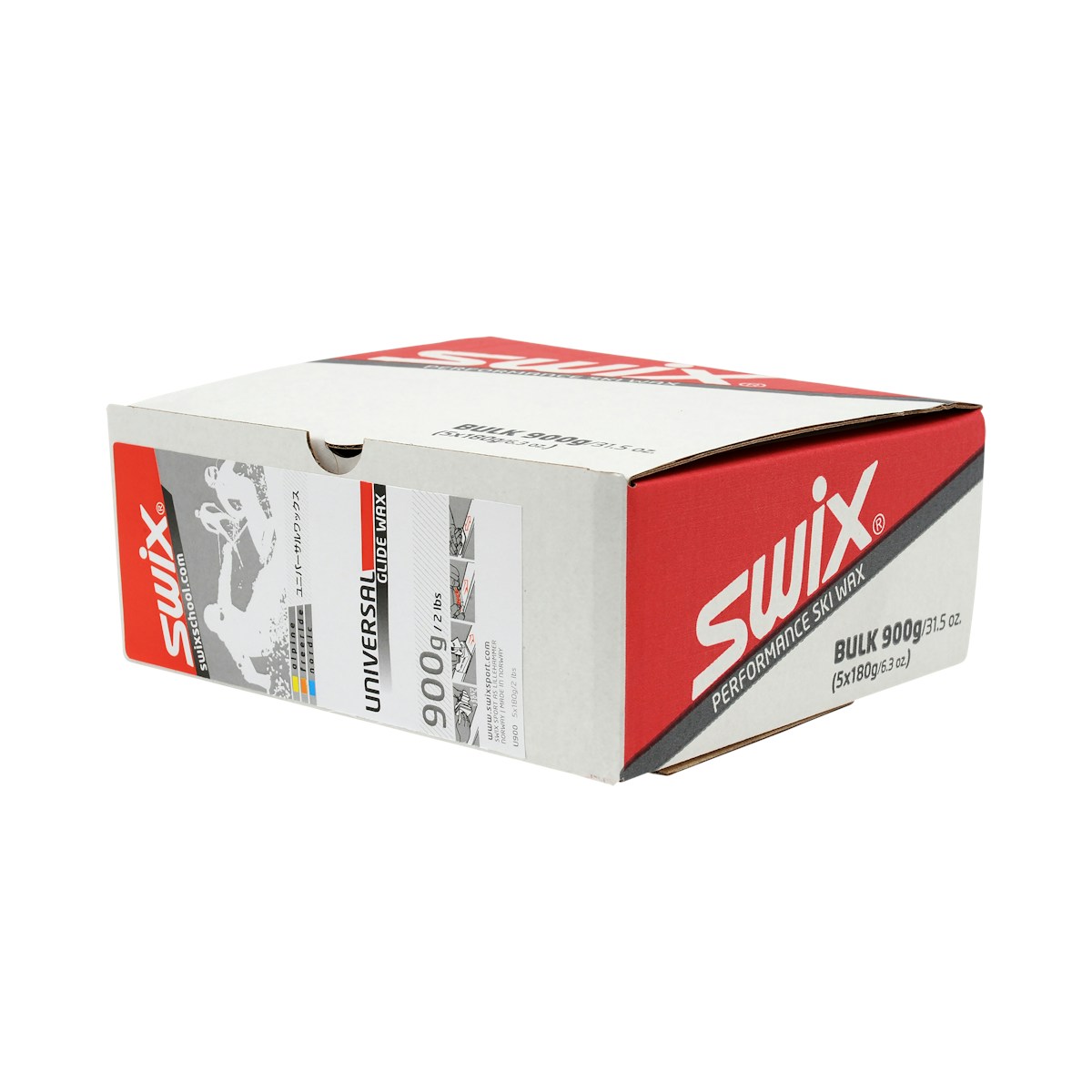 SWIX 通用固体板房蜡 Universal wax 900g. (5x180g) U900 图 2