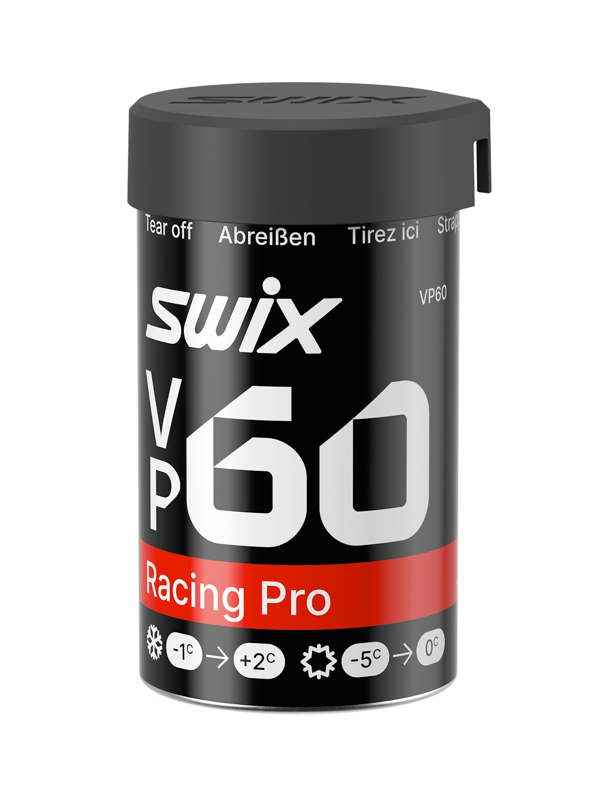 SWIX 硬质防滑蜡 Vp60（-4~-1℃）