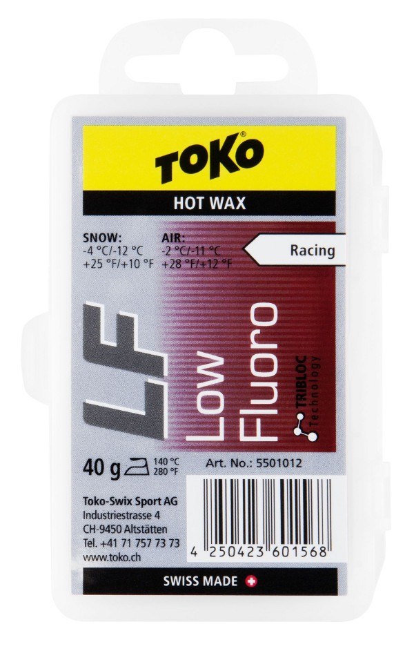 TOKO 低氟热熔蜡 红色（-12~-4℃） · 40g
