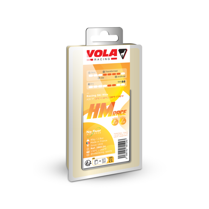 VOLA 黄色 HM Race 竞速蜡（-2~10℃） · 80g
